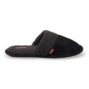 NWT Levi’s Tayla Memory Foam Cozy Black Slippers with Black Lining size L (9-10)